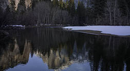 Half Dome Winter Reflections